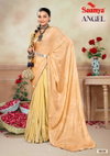 Angel By Saumya Chiffon Brasso Printed Party Wear Saree Wholesale Market In Surat